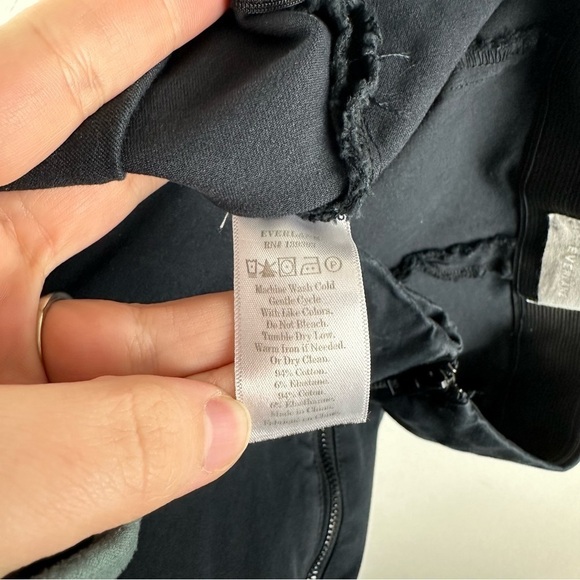 Everlane Faded Black The Side Zip Casual Pants Size 4 - Picture 5 of 5